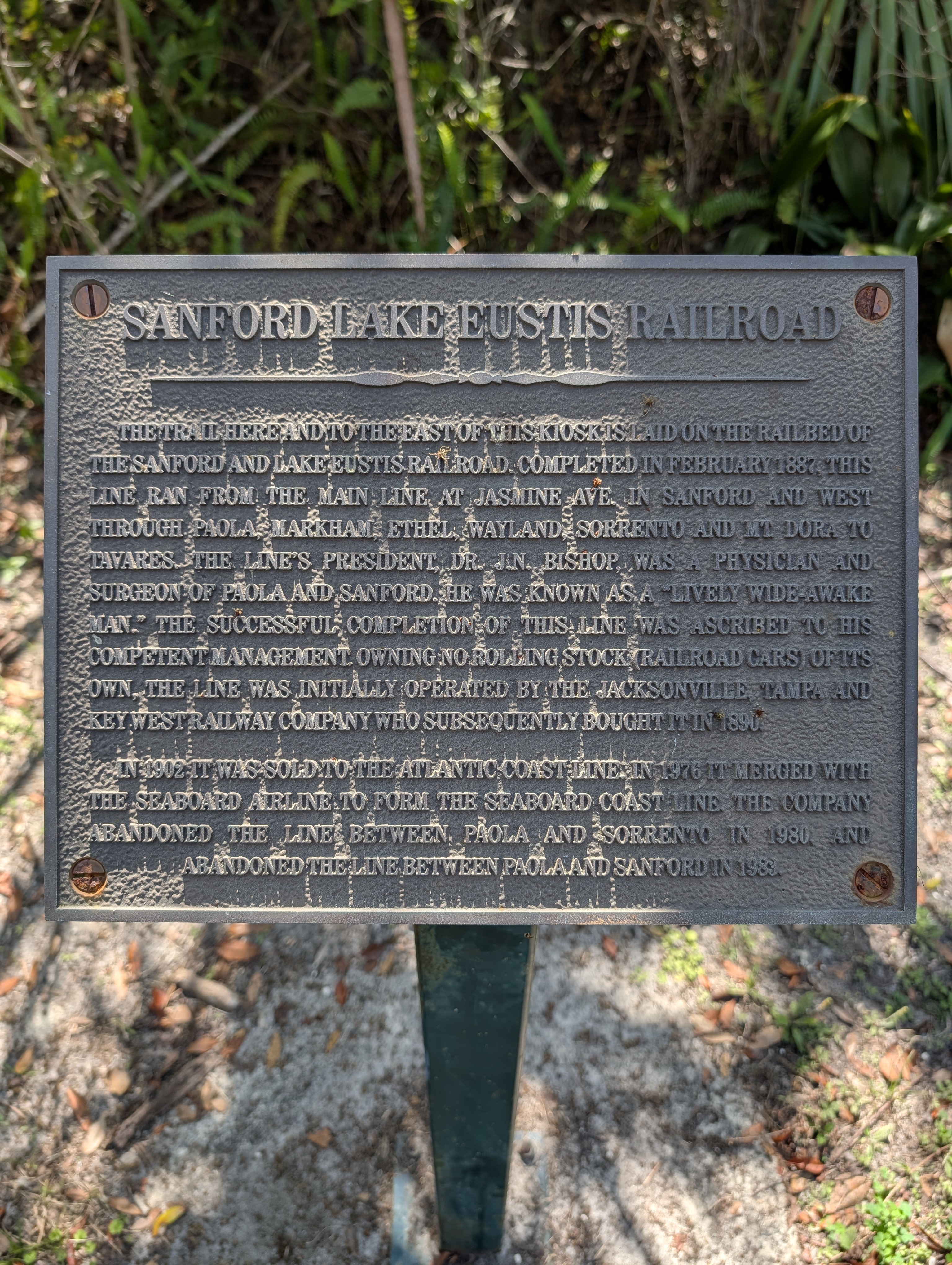 Sanford Lake Eustis Railroad