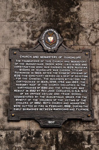 Church and Monastery of Guadalupe historical marker