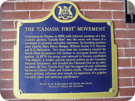 The "Canada First" Movement