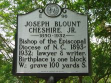 JOSEPH BLOUNT CHESHIRE, JR.