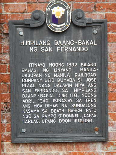 San Fernando Railroad Station historical marker
