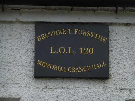 Plaque, Brother T Forsythe Memorial Orange Hall