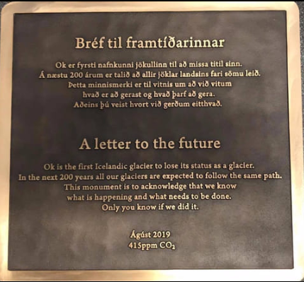 A letter to the future