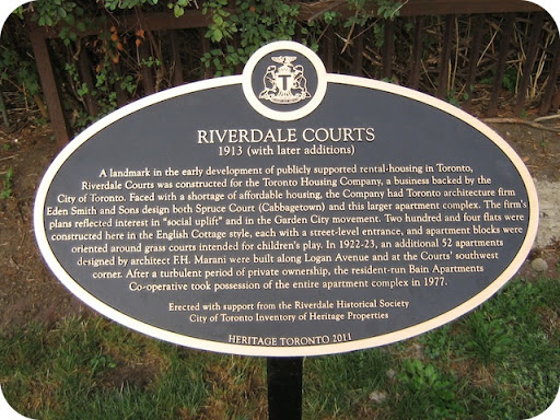 Riverdale Courts 1913 (with later additions)
