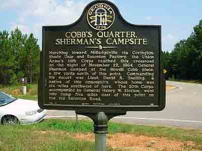 Cobb's Quarter, Sherman's Campsite