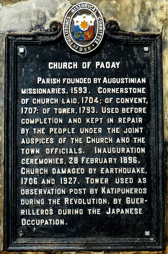 Church of Paoay historical marker