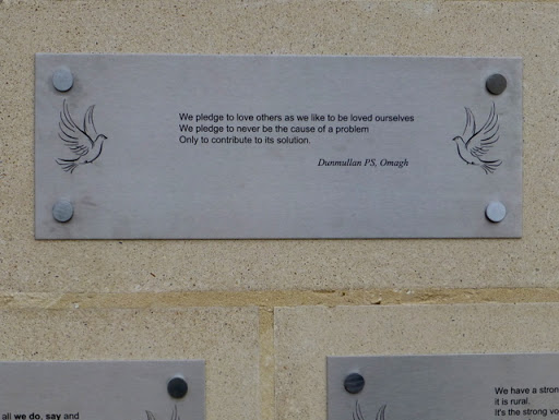 Peace pledge, Dumullan PS, Omagh