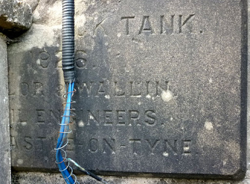 Plaque on Haverbrack Tank