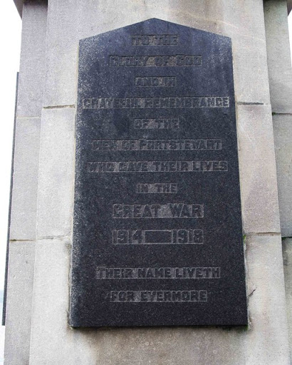 Portstewart War Memorial (4) - plaque, Harbour Road, Portstewart