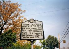 NORTH CAROLINA SCHOOL OF THE ARTS