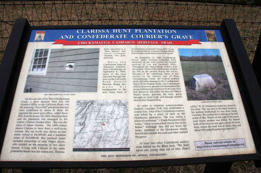 Clarissa Hunt Plantation and Confederate Courier Grave
