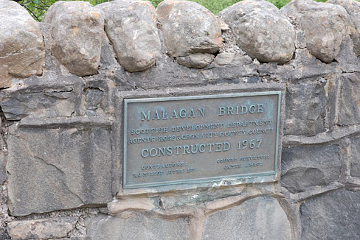 Plaque on the Malagan Bridge