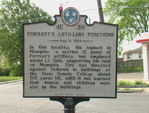 Forrest's Artillery Positions