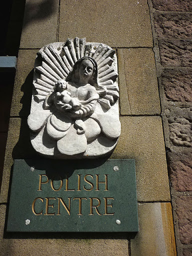 Plaque on the Polish Centre, Nelson Street, Lancaster