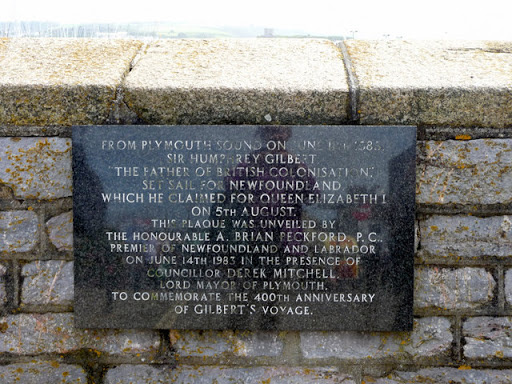 Plaque, Plymouth Harbour, Plymouth, Devon