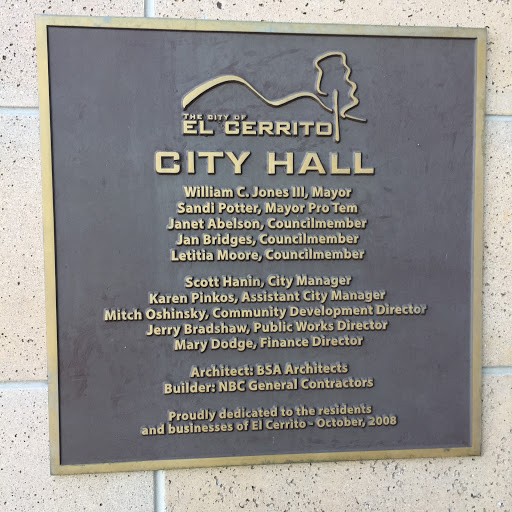 El Cerrito City Hall Entrance