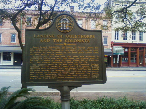 Landing of Oglethorpe and the Colonists