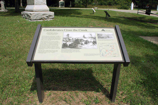 Confederates Cross the Creek