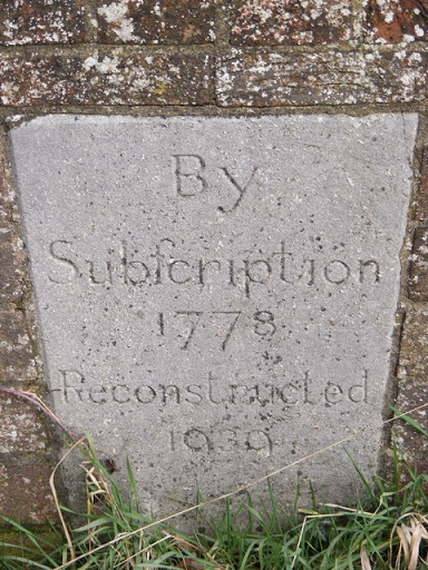 Plaque on Walpole Bridge