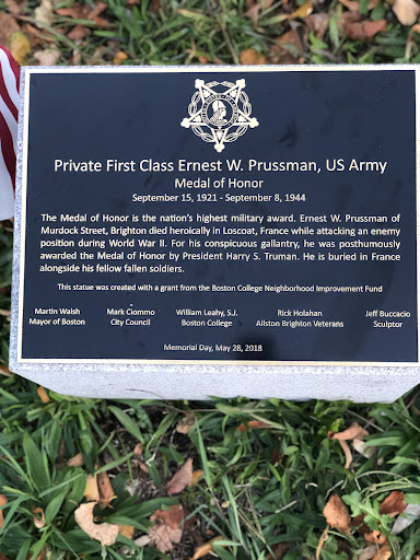 Private First Class Ernest W. Prussman, U.S. Army Medal Of Honor
