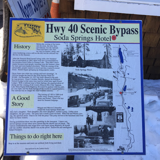 Hwy 40 Scenic Bypass -- Soda Springs Hotel
