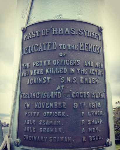 Mast of HMAS Sydney