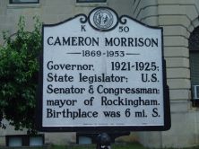 CAMERON MORRISON 1869-1953
