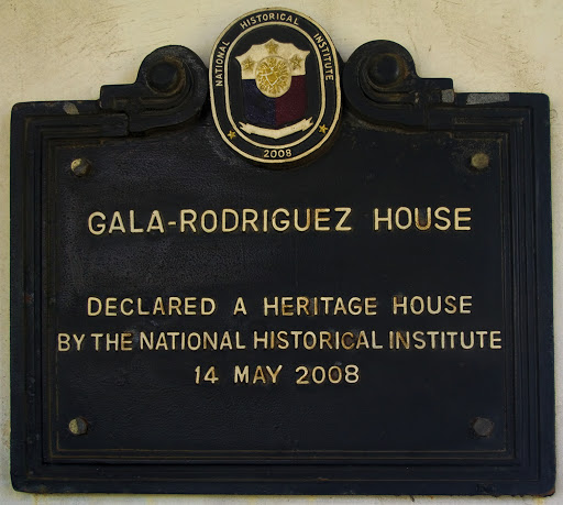 Gala-Rodriguez House historical marker