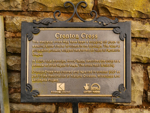 Information Plaque - Cronton Cross