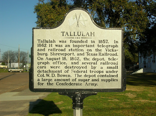 Historical Marker, Tallulah, Louisiana