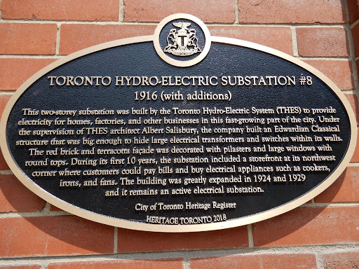 TORONTO HYDRO-ELECTRIC SUBSTATION #8
