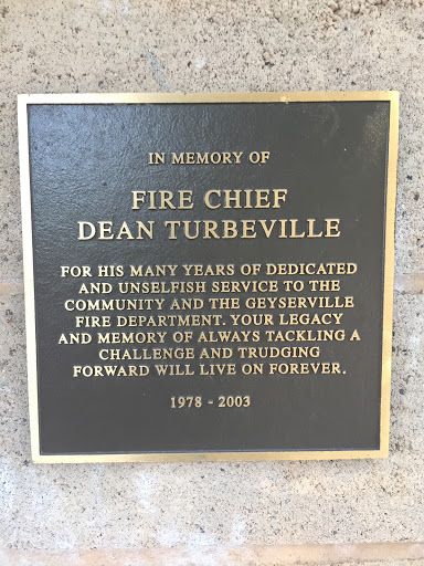 Fire Chief Dean Turbeville