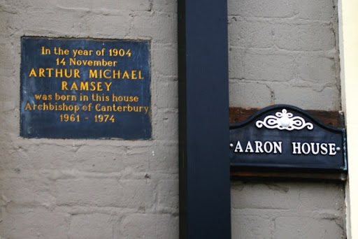 Plaque on Aaron House