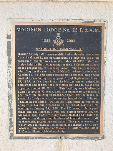 Madison Lodge No. 23 F. & A. M.