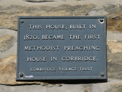 Plaque on The Meeting House, 27 St. Helen's Street, NE45