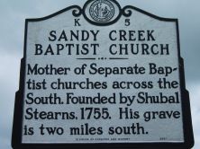 SANDY CREEK BAPTIST CHURCH