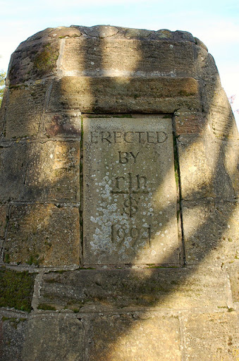 Plaque on the Battle of Roslin monument