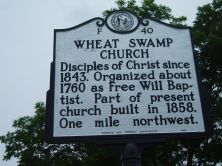 WHEAT SWAMP CHURCH