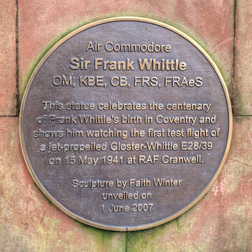 Sir Frank Whittle Memorial (plaque)
