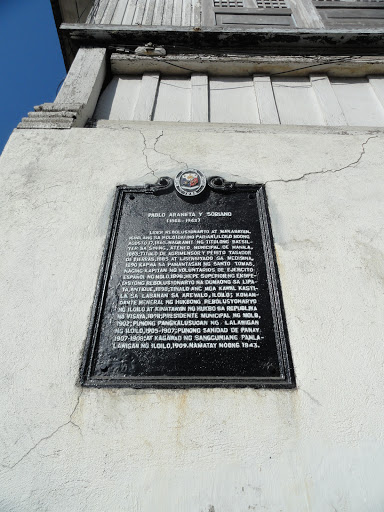 Pablo Araneta y Soriano historical marker