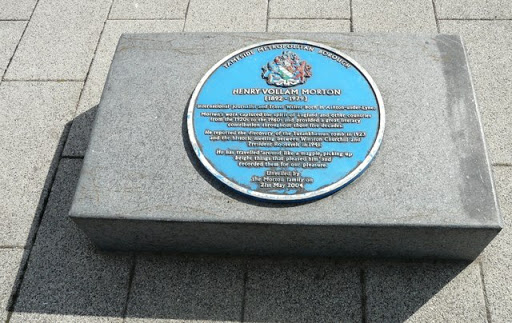 Blue Plaque: Henry Vollam Morton