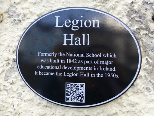 Plaque, Legion Hall