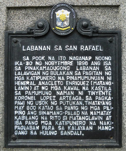 Battle of San Rafael historical marker
