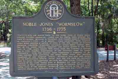 Noble Jones' "Wormslow" 1736 &mdash; 1775