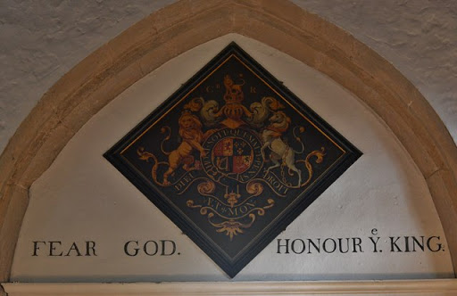 Great Casterton: The church of St. Peter and St. Paul: George II coat of arms
