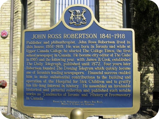 John Ross Robertson 1841-1918