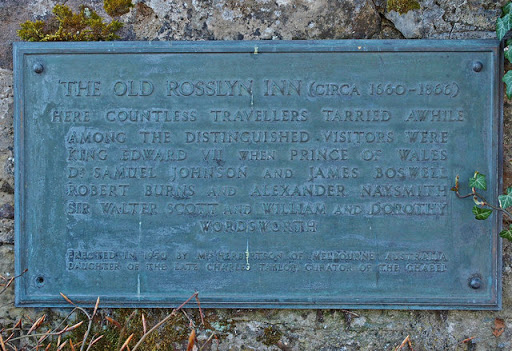 Plaque, Old Rosslyn Inn