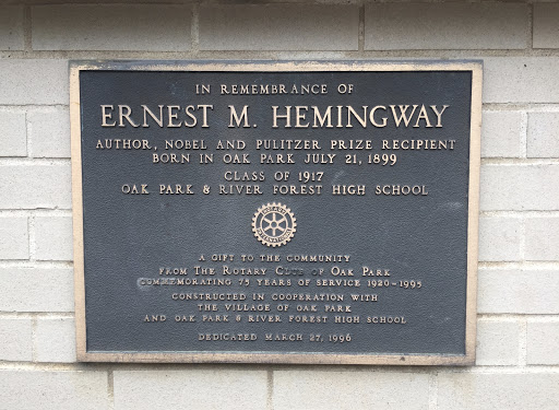 Ernest M. Hemingway, Class of 1917