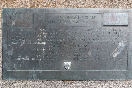 Plaque,  Flamborough Head, Yorkshire