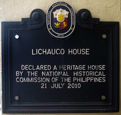Lichauco House historical marker